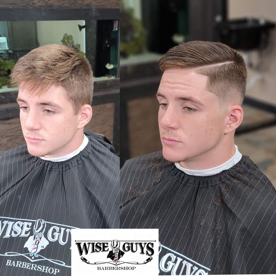 Fresh fade from WiseGuys Barbershop